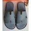 Hermes Izmir Men's Slipper Sandals in Togo Calfskin Pale Blue