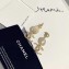 Chanel Pearl Earrings with CC Pendant Gold/Pearly White 2018