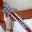 Gucci Stripe Belt with Butterfly 38MM 499633 Red 
