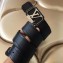 Louis Vuitton LV 38MM Black with Silver Buckle 