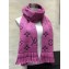 Louis Vuitton Logomania Scarf Pink 2018