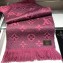 Louis Vuitton Logomania Scarf Pink 2018