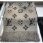 Louis Vuitton Logomania Scarf M74742 Pearl Gray 2018