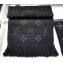 Louis Vuitton Logomania Scarf Black 2018