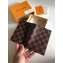 Louis Vuitton Damier Ebene Canvas Passport Cover N64412