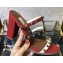Valentino Heel 9.5cm Rockstud Multicolored Trims Mules Sandals 2019