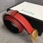 Gucci Width 3cm Leather Belt Red With Interlocking G Buckle