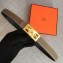 Hermes Width 2.5cm Collier De Chien Buckle Belt Etoupe/Gold