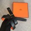 Hermes Width 2.5cm Collier De Chien Buckle Belt Orange/Gold
