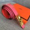 Hermes Width 2.5cm Collier De Chien Buckle Belt Pink/Gold