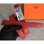 Hermes Width 2.5cm Collier De Chien Buckle Belt Red/Silver