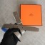 Hermes Width 2.5cm Collier De Chien Buckle Belt Blue/Silver