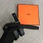Hermes Width 2.5cm Collier De Chien Buckle Belt Black/Silver