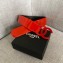Chanel Width 5.3cm Patent Leather Belt Red with CC Logo