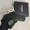 Chanel Width 5.3cm Patent Leather Belt Black with Red CC Logo