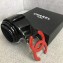 Chanel Width 5.3cm Patent Leather Belt Black with Red CC Logo