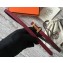 Hermes Width 1.3cm Reversible Leather Constance H Buckle Belt Date Red/Gold