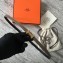 Hermes Width 1.3cm Reversible Leather Constance H Buckle Belt Etoupe/Gold
