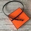 Hermes Width 1.3cm Reversible Leather Constance H Buckle Belt Black/Pink Gold