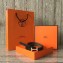 Hermes Width 1.3cm Reversible Leather Constance H Buckle Belt Etoupe/Pink Gold