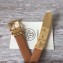 Hermes Square Buckle Leather Belt Brown/Gold