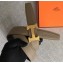 Hermes Width 3.2cm Reversible Leather Constance H Buckle Belt Etoupe/Gold