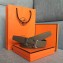 Hermes Width 3.2cm Reversible Leather Constance H Buckle Belt Etoupe/Silver