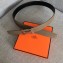 Hermes Width 3.2cm Reversible Leather Constance H Buckle Belt Etoupe/Silver