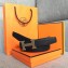 Hermes Width 3.2cm Reversible Leather Constance H Buckle Belt Navy Blue/Silver