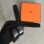 Hermes Width 3.2cm Reversible Leather Constance H Buckle Belt Brown/Silver