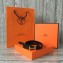 Hermes Width 1.3cm Reversible Leather Constance H Buckle Belt Black/Gold