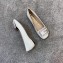 Gucci Leather Ballet Flats White With Crystal G 551434 2019