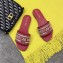 Dior Woven Logo Mules Slipper Sandals Red Runway 2019
