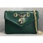 Gucci Interlocking G Horsebit Rajah Small Shoulder Bag 537243 Green 2019
