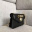 Gucci Interlocking G Horsebit Rajah Small Shoulder Bag 537243 Black 2019