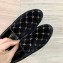 Chanel All Over Logo Velvet Loafers G33126 Black