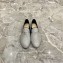 Chanel Fabric and Grosgrain Pearl CC Logo Loafers G32948 Silver 2019