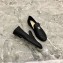 Chanel Fabric and Grosgrain Pearl CC Logo Loafers G32948 Black 2019