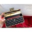 Valentino Rockstud Spike Chain Clutch Bag 0702 Black 2019