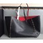 Valentino Rockstud Double Reversible Tote Bag 0501 Black/Red