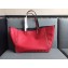 Valentino Rockstud Double Reversible Tote Bag 0501 Black/Red