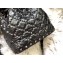 Valentino Rockstud Spike Small Bucket Bag 0059 Crinkled Black