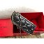 Valentino Rockstud Spike Chain Clutch Bag 0702 Crinkled Black 2019