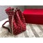 Valentino Rockstud Spike Large Bucket Bag 0059 Red