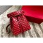 Valentino Rockstud Spike Large Bucket Bag 0059 Red