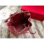 Valentino Rockstud Spike Large Bucket Bag 0059 Red