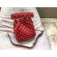 Valentino Rockstud Spike Small Bucket Bag 0059 Red