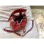 Valentino Rockstud Spike Small Bucket Bag 0059 Red