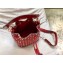 Valentino Rockstud Spike Small Bucket Bag 0059 Red