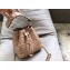 Valentino Rockstud Spike Small Bucket Bag 0059 Apricot